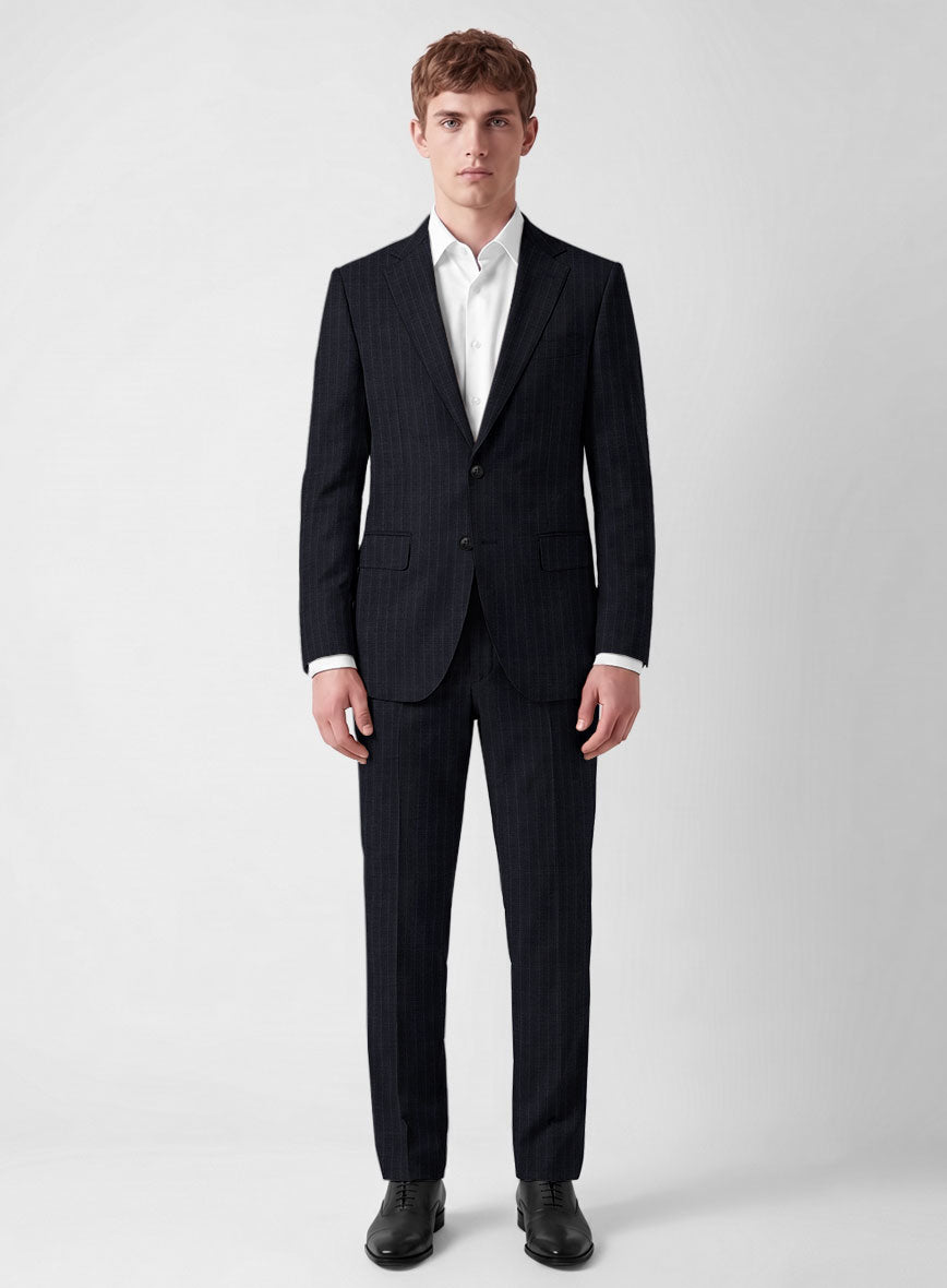 Napolean Maris Indigo Wool Suit - StudioSuits