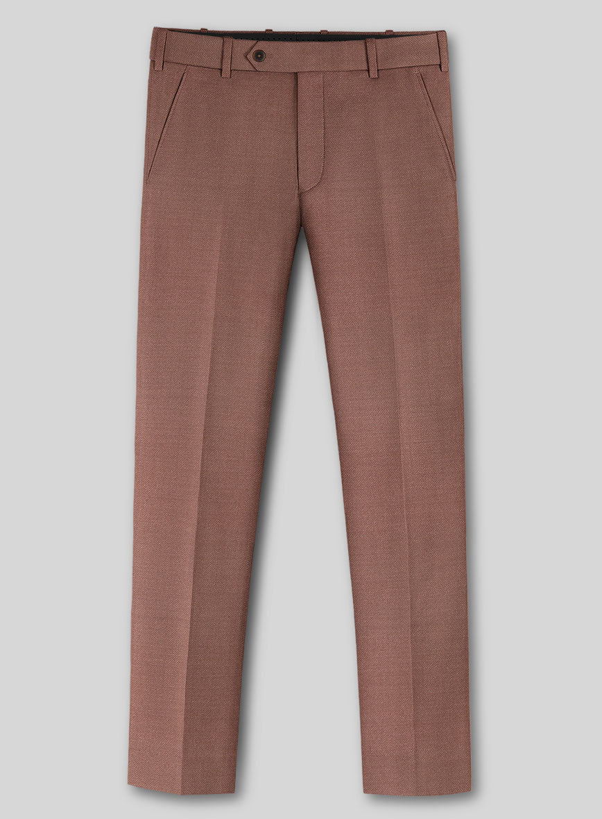 Napolean Mocha Mousse Wool Pants - StudioSuits