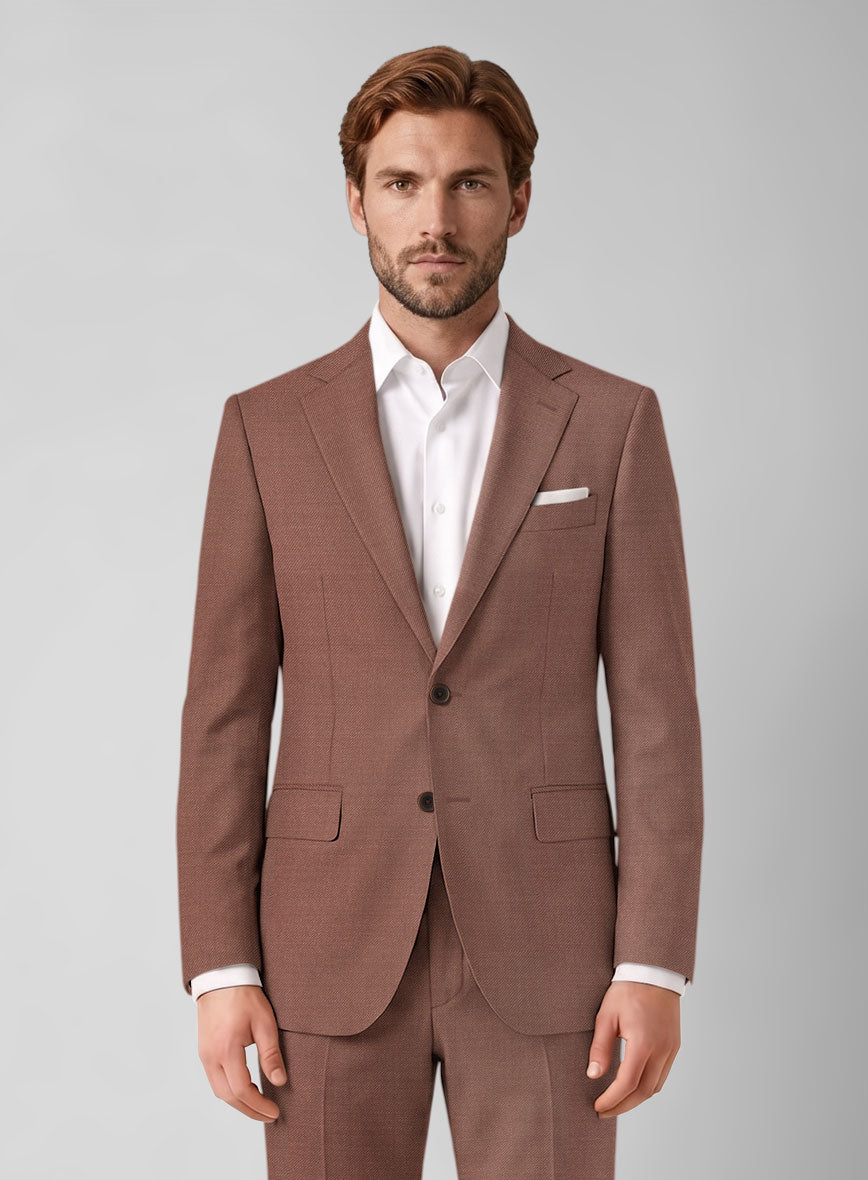 Napolean Mocha Mousse Wool Suit - StudioSuits