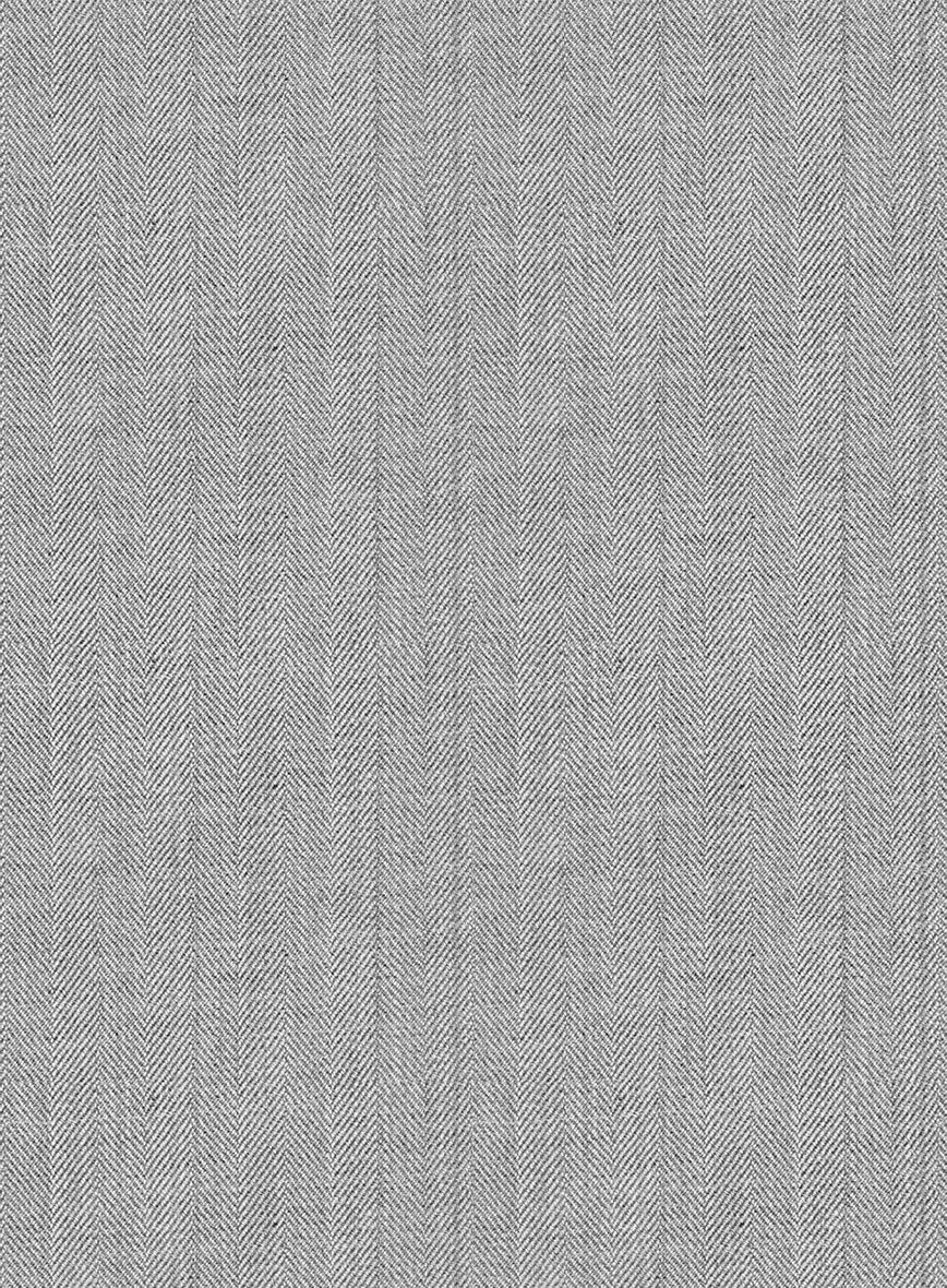 Napolean Monza Granite Herringbone Wool Suit - StudioSuits