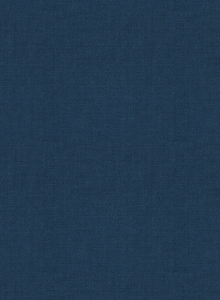 Napolean Stretch Powder Blue Wool Tuxedo Jacket - StudioSuits