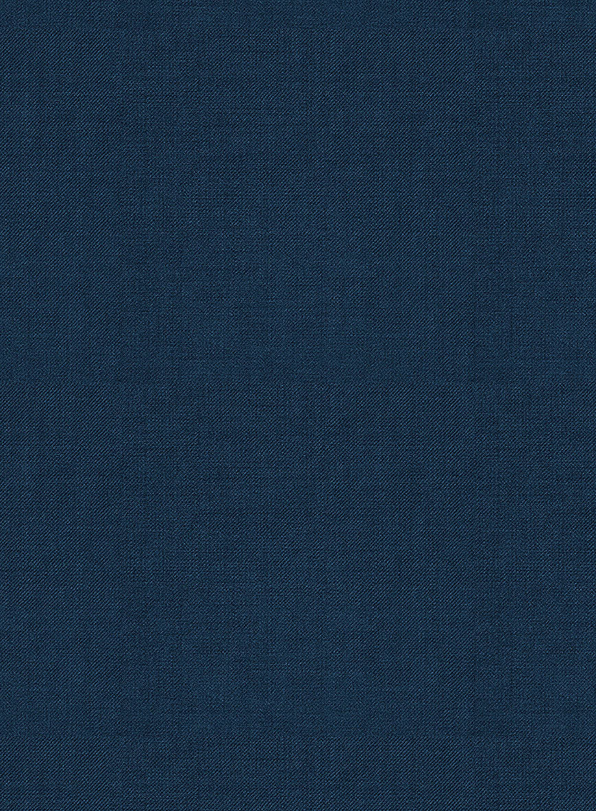 Napolean Stretch Powder Blue Wool Tuxedo Suit - StudioSuits