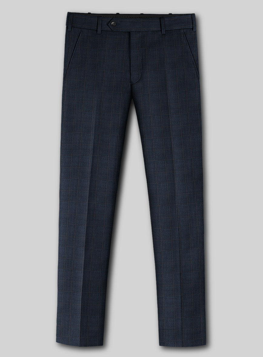 Napolean Vaughn Blue Wool Suit - StudioSuits