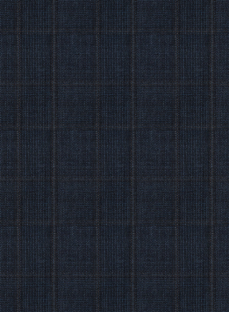 Napolean Vaughn Blue Wool Suit - StudioSuits