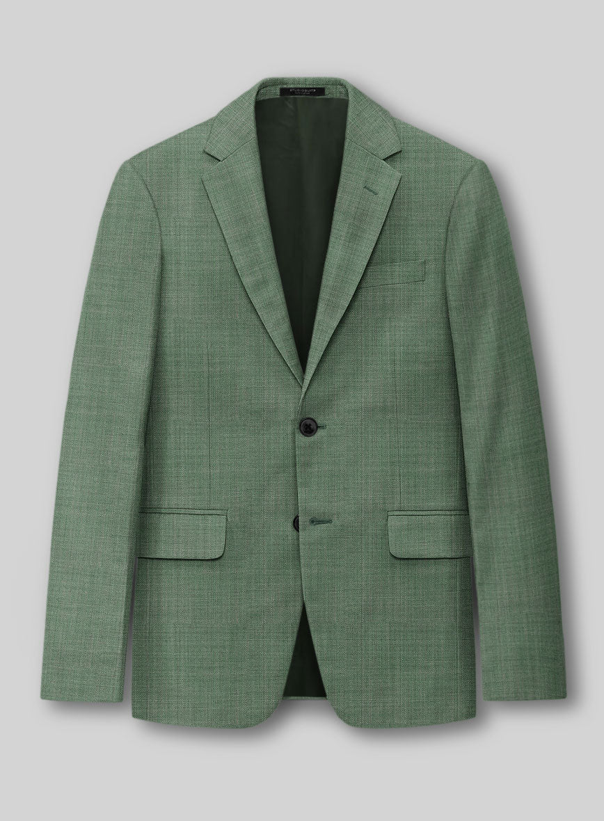 Napolean Amaro Sage Green Wool Jacket - StudioSuits