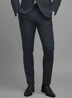 Napolean Ariel Nailhead Dark Blue Wool Suit - StudioSuits