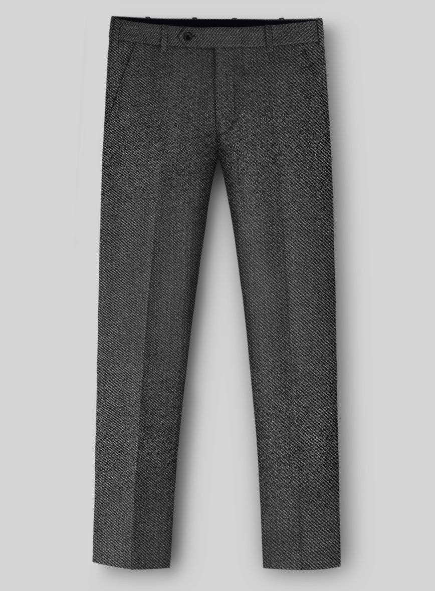 Napolean Astrale Twill Gray Wool Suit - StudioSuits