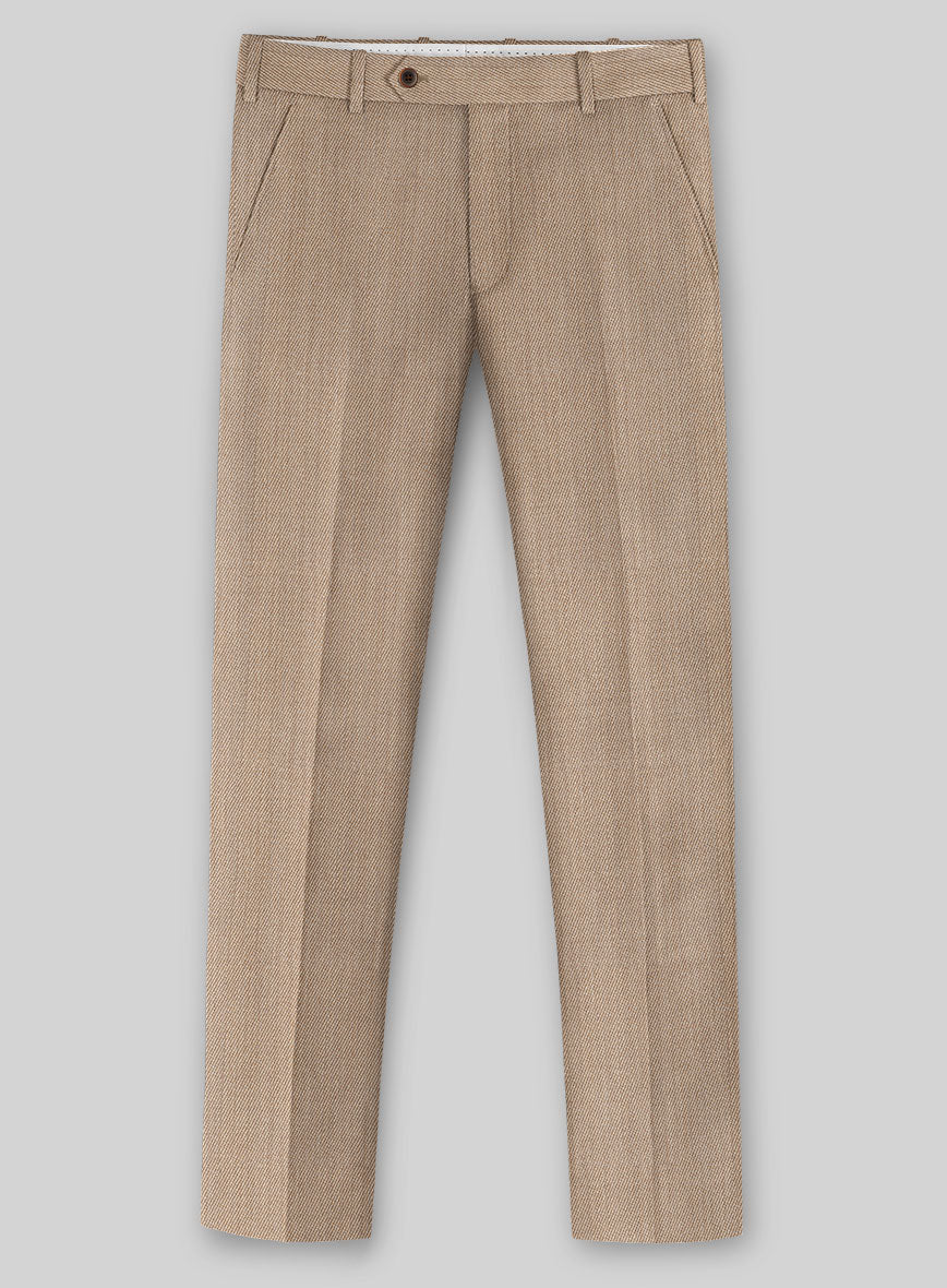Napolean Astrale Twill Light Brown Wool Suit - StudioSuits