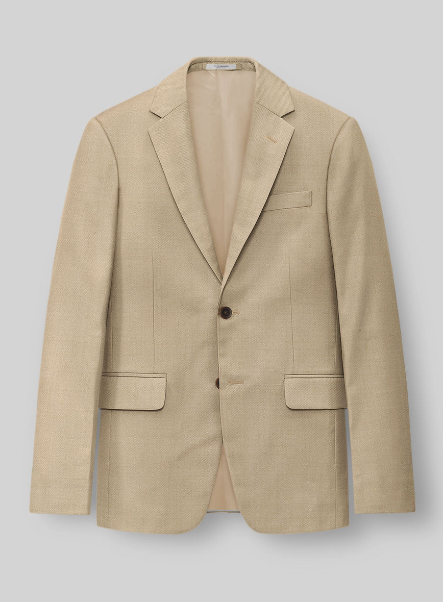 Napolean Biscuit Khaki Wool Suit - StudioSuits