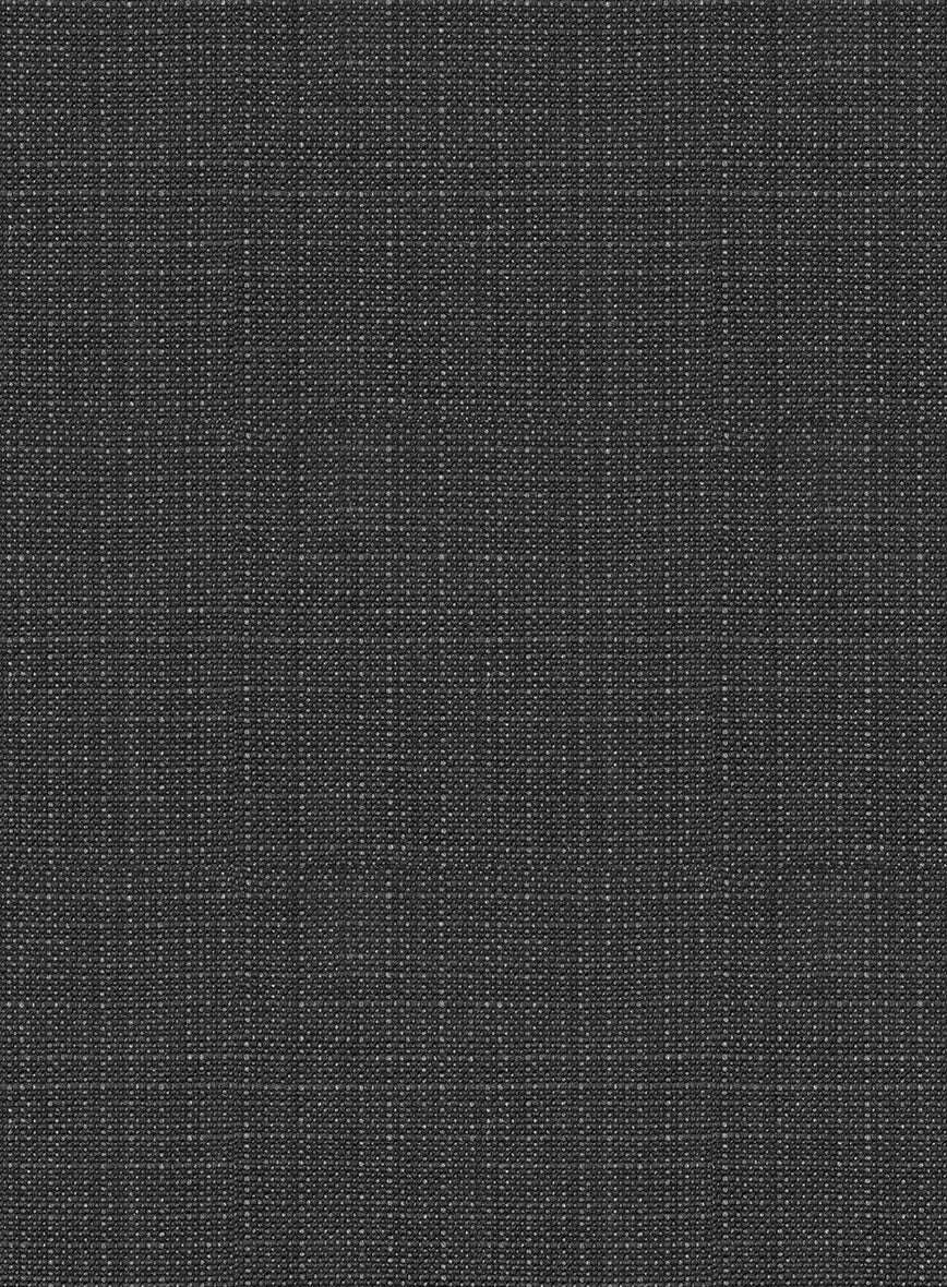 Napolean Bob Weave Gray Wool Highland Trousers - StudioSuits