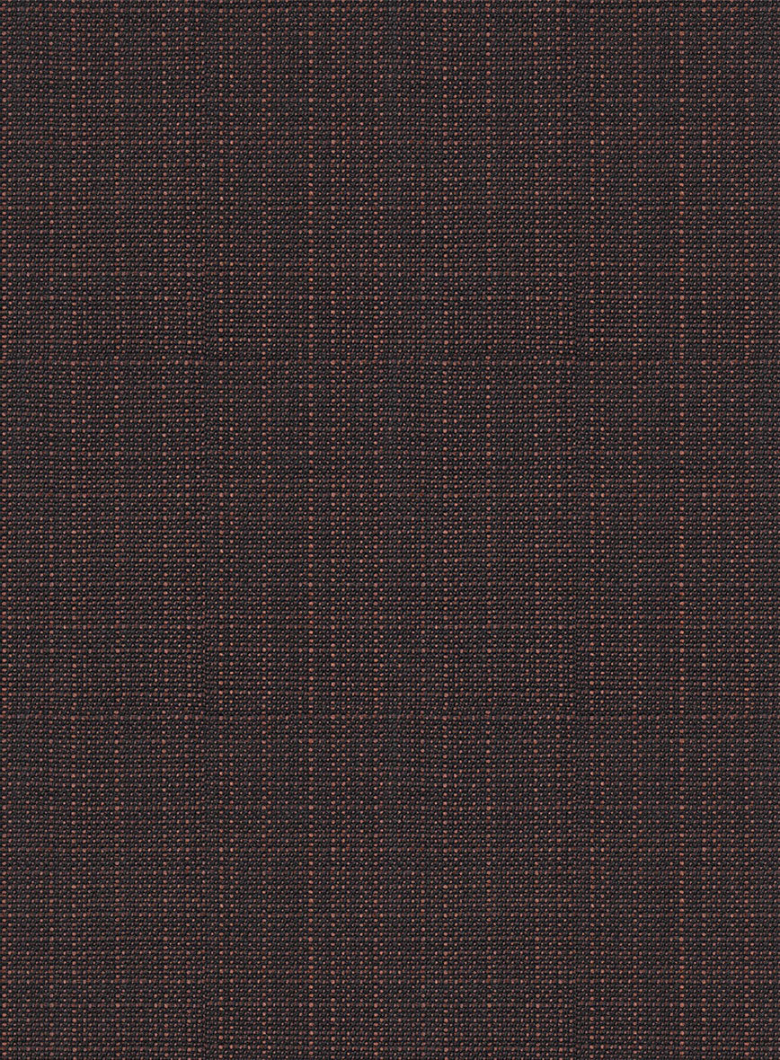 Napolean Bob Weave Rust Wool Suit - StudioSuits