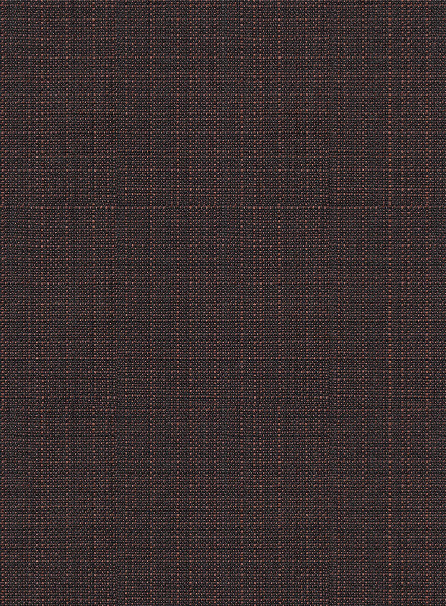 Napolean Bob Weave Rust Wool Tuxedo Suit - StudioSuits