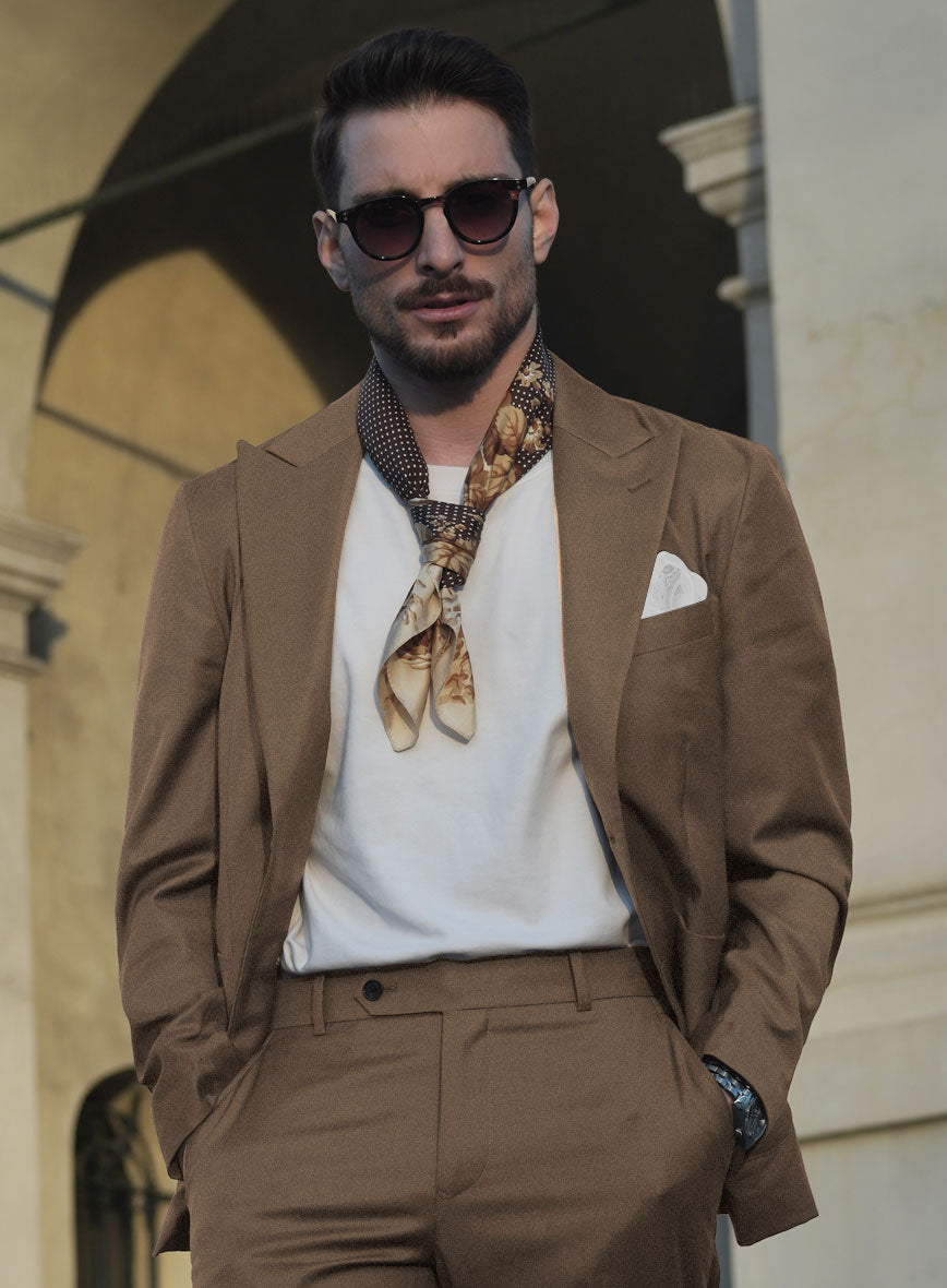 Napolean Brown Wool Suit II - StudioSuits