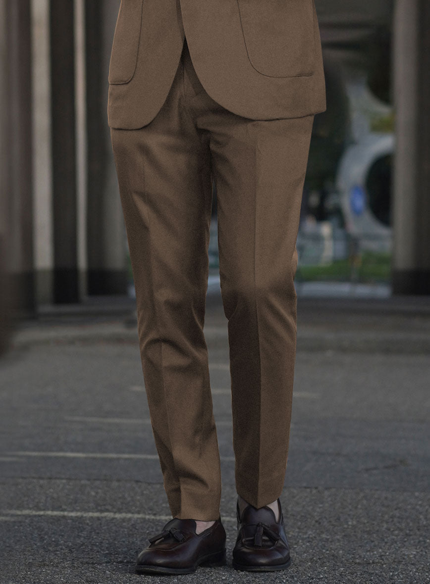 Napolean Brown Wool Suit II - StudioSuits