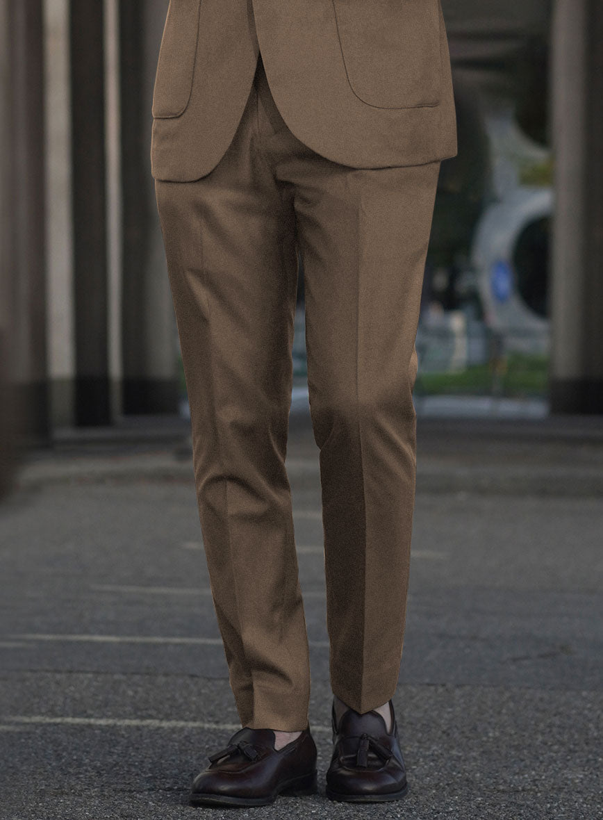 Napolean Brown Wool Suit II - StudioSuits