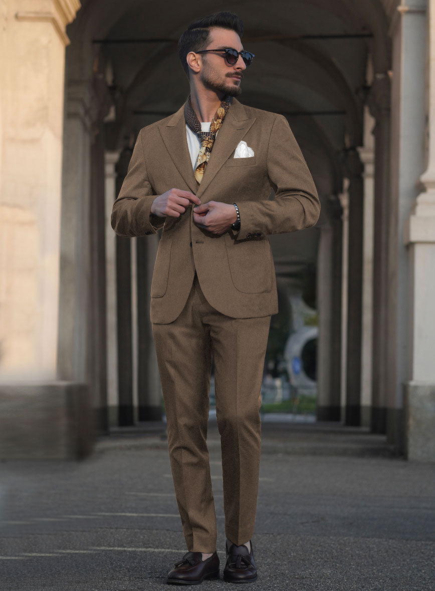 Napolean Brown Wool Suit II - StudioSuits