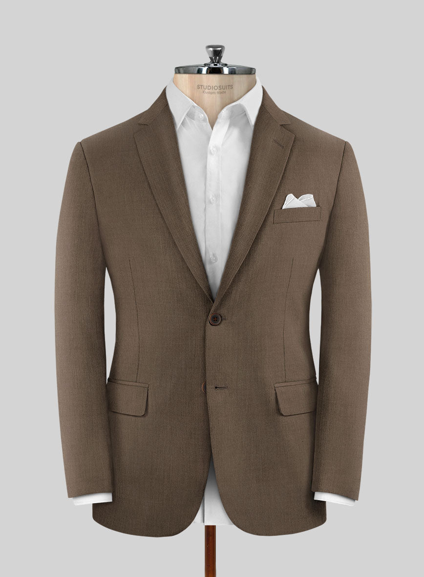 Napolean Brown Wool Suit – StudioSuits