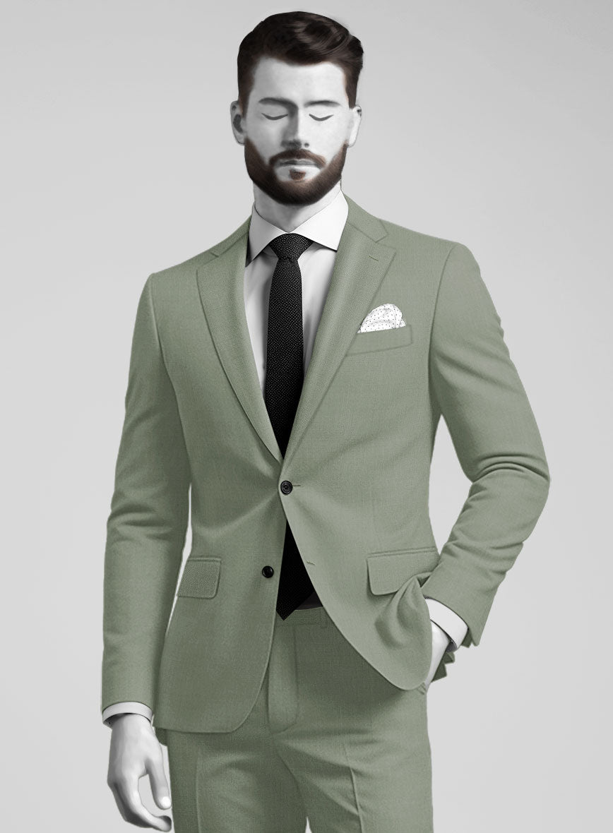 Napolean Cadet Green Wool Jacket - StudioSuits