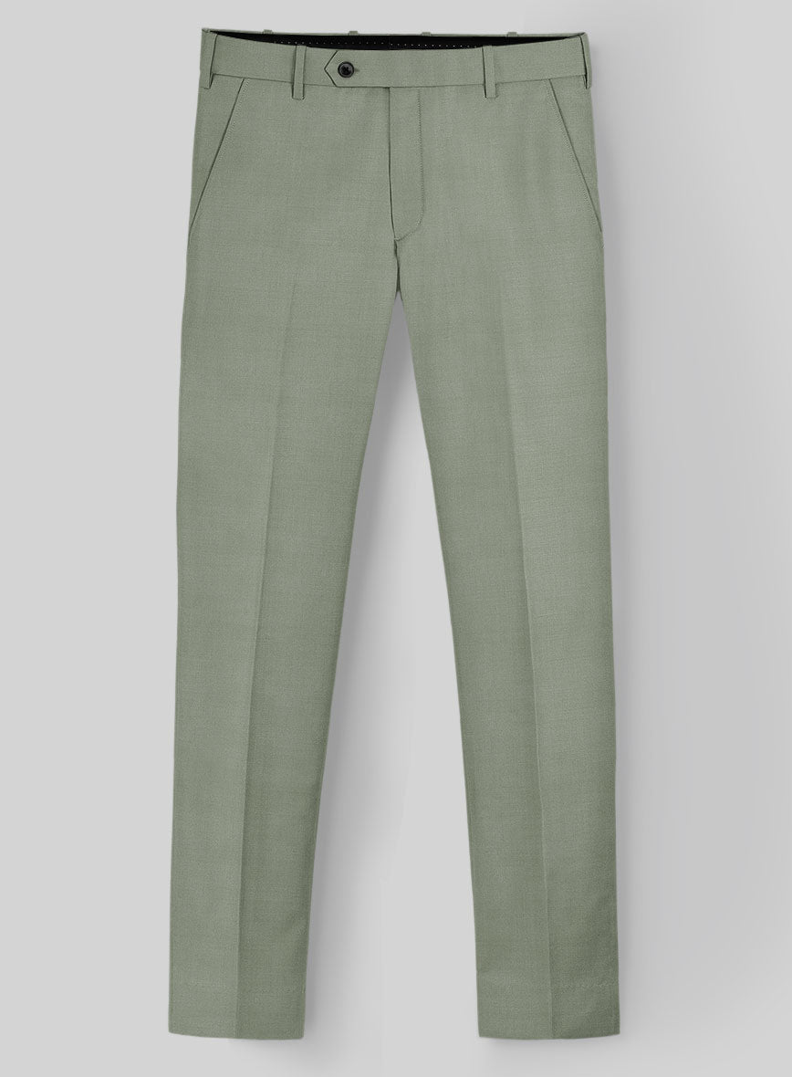 Napolean Cadet Green Wool Pants - StudioSuits