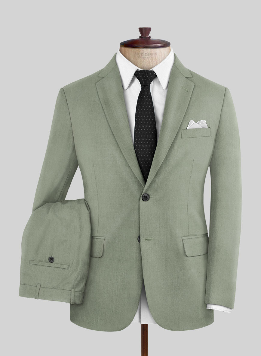 Napolean Cadet Green Wool Suit - StudioSuits