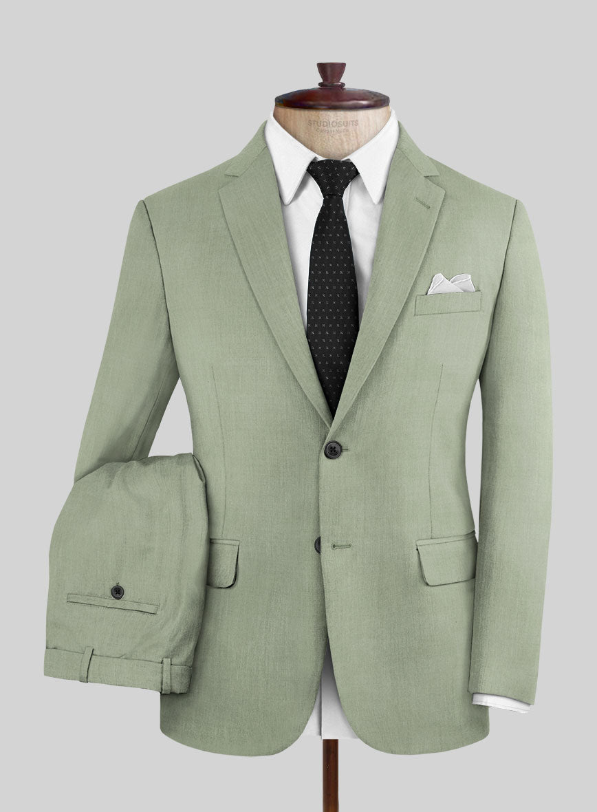 Napolean Cadet Green Wool Suit - StudioSuits