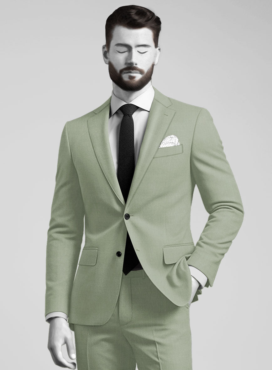 Napolean Cadet Green Wool Suit - StudioSuits