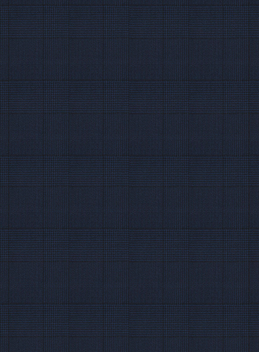 Napolean Classic English Blue Check Jacket - StudioSuits