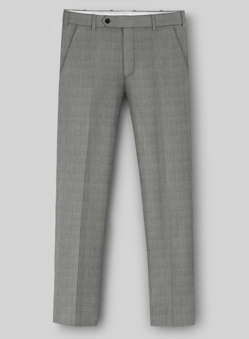 Napolean Classic Glen Wool Pants - StudioSuits