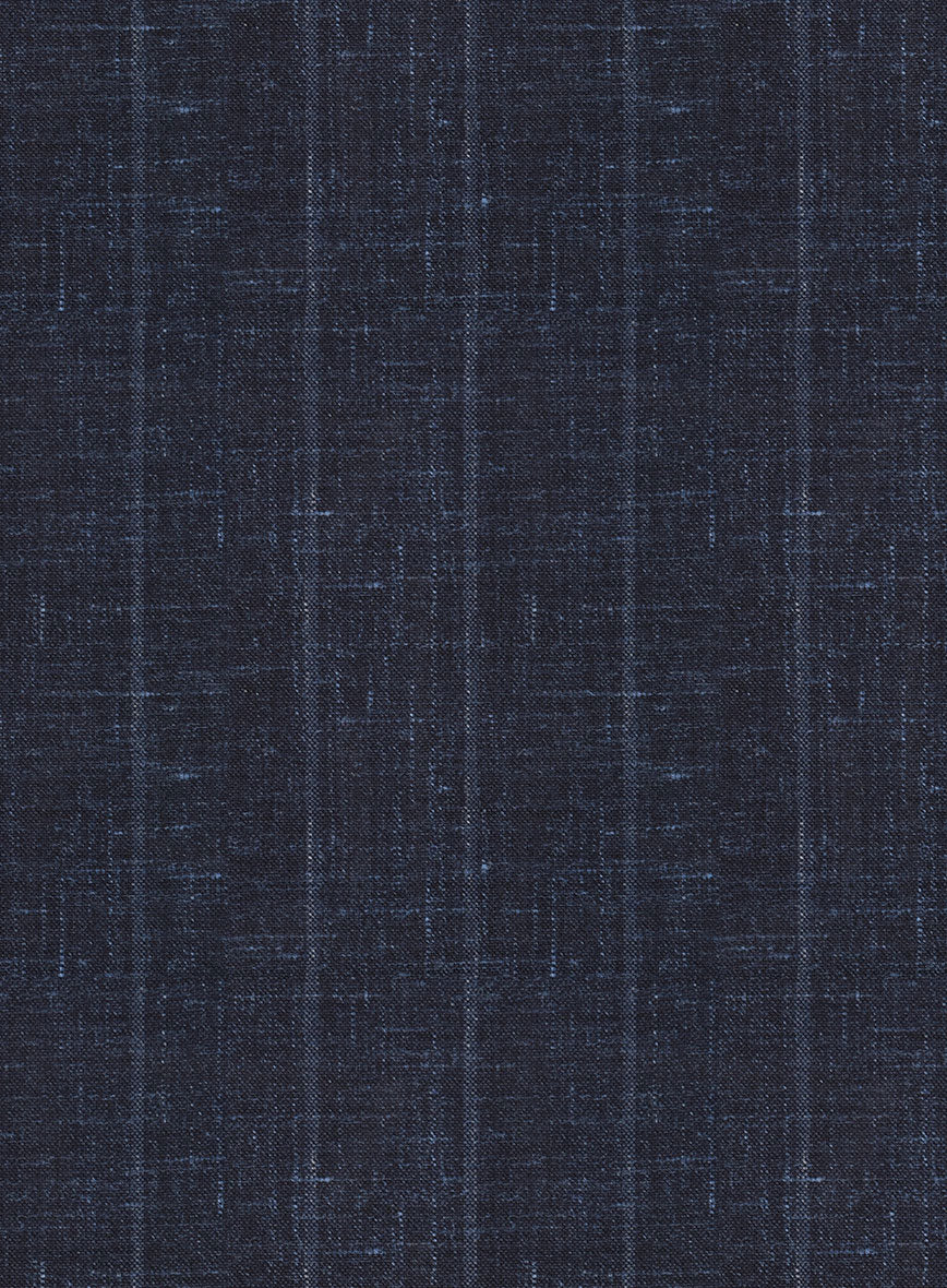 Napolean Como Bar Dark Blue Wool Jacket - StudioSuits