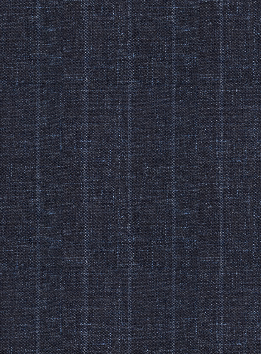 Napolean Como Bar Dark Blue Wool Suit - StudioSuits