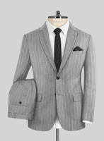 Napolean Como Bar Gray Wool Suit - StudioSuits