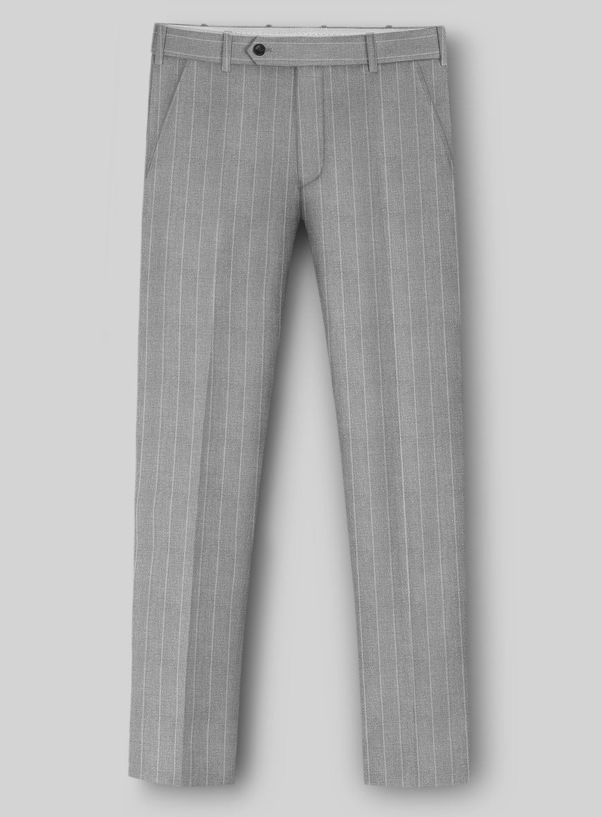 Napolean Como Bar Gray Wool Suit - StudioSuits