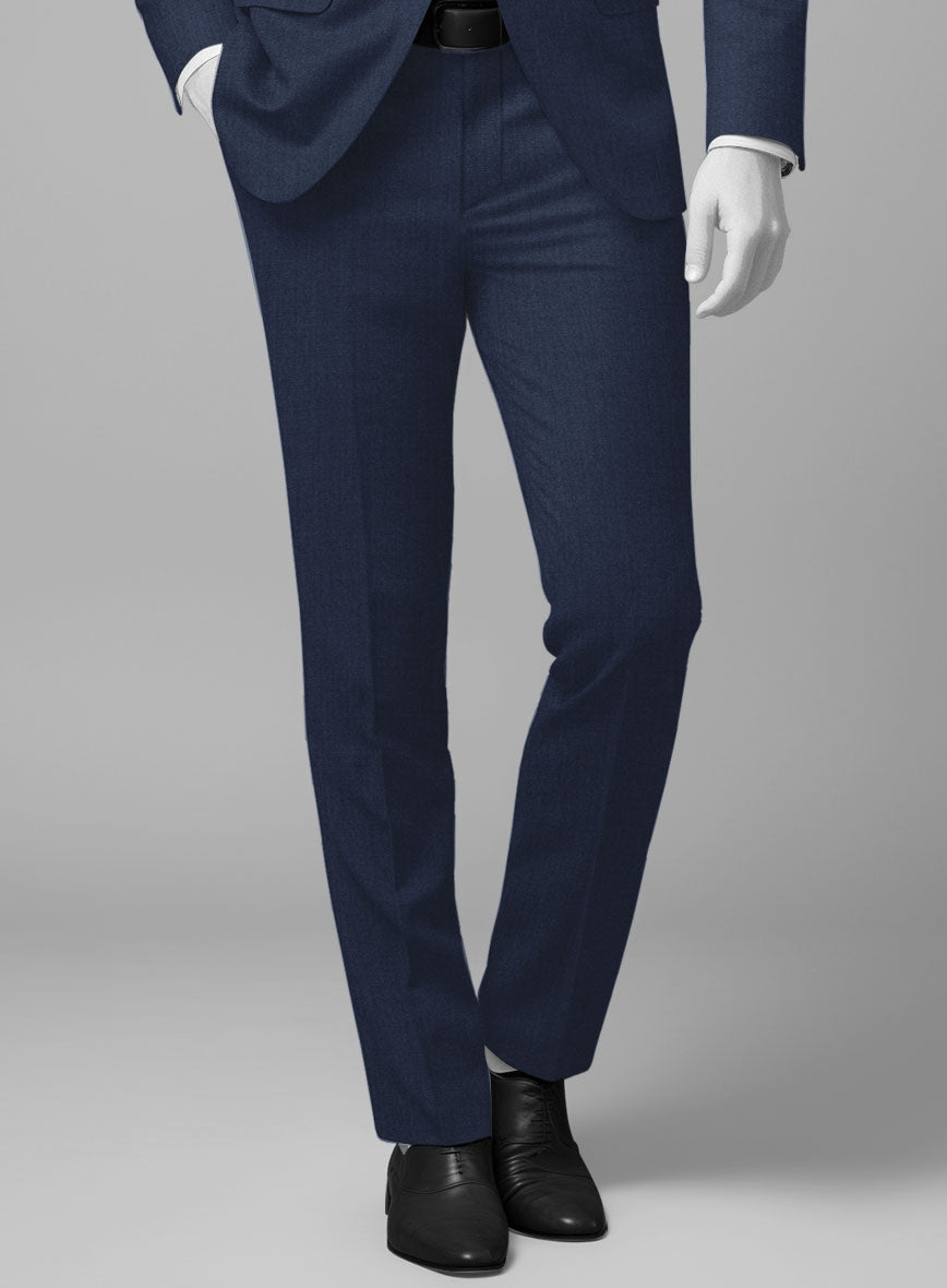Napolean Cosmic Blue Wool Suit - StudioSuits