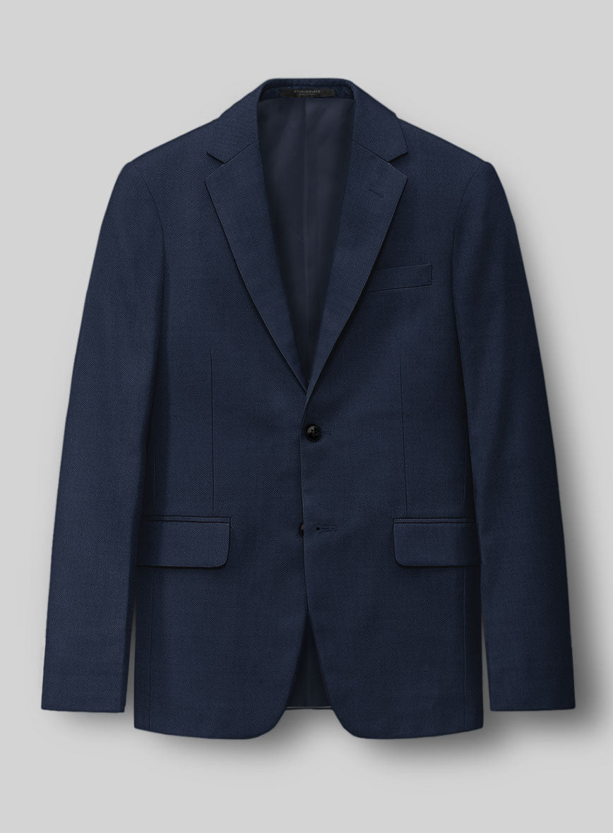 Napolean Cosmic Blue Wool Suit - StudioSuits