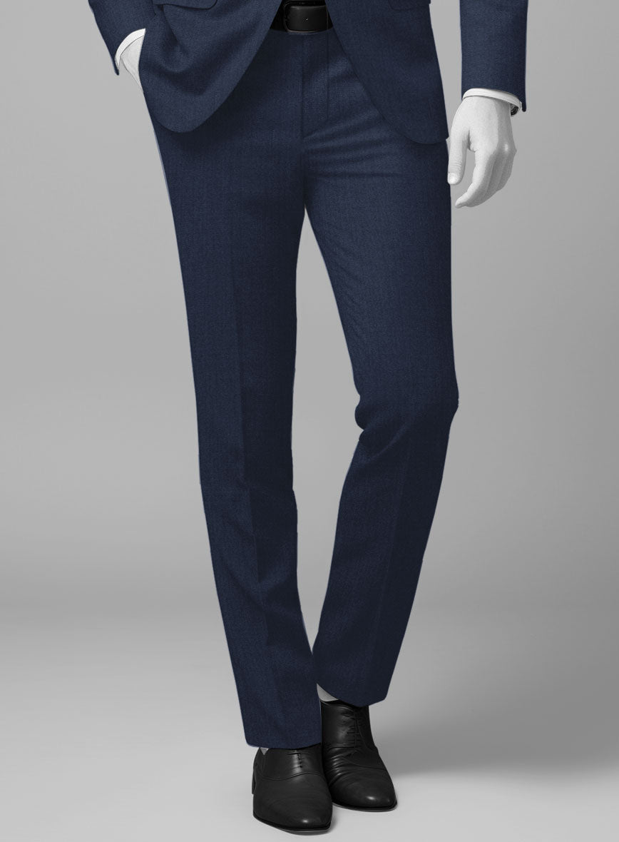Napolean Cosmic Blue Wool Suit - StudioSuits