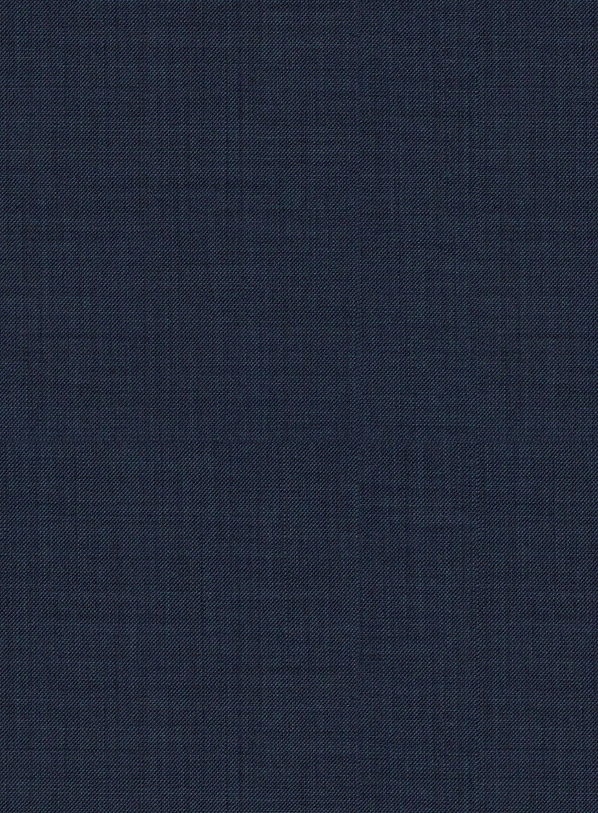 Napolean Cosmic Blue Wool Tuxedo Jacket - StudioSuits