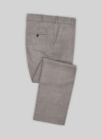 Napolean Costa Mini Houndstooth Brown Wool Pants - StudioSuits