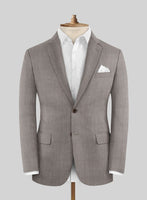 Napolean Costa Mini Houndstooth Brown Wool Suit - StudioSuits