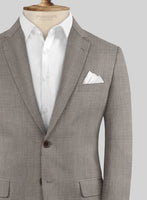 Napolean Costa Mini Houndstooth Brown Wool Suit - StudioSuits