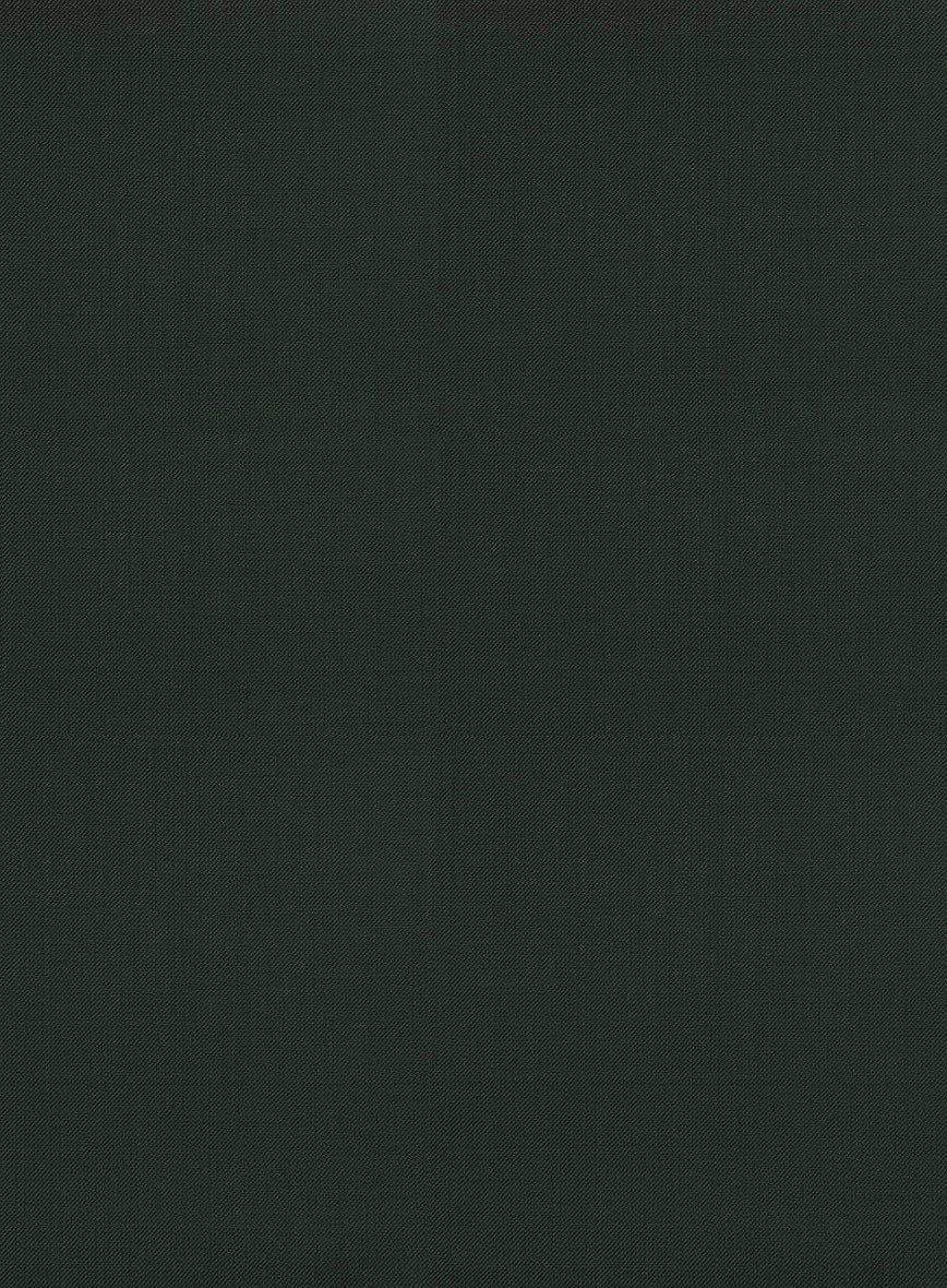 Napolean Dark Green Wool Pants - StudioSuits