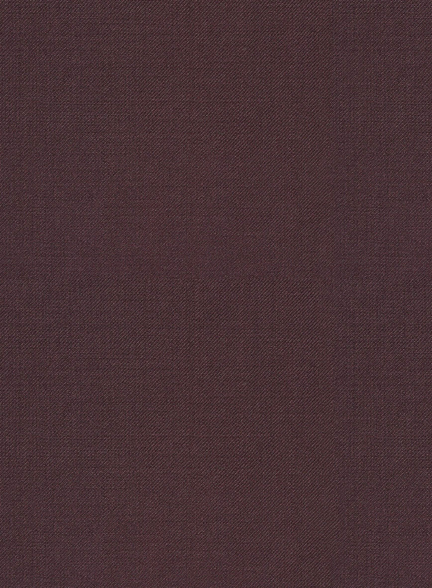 Napolean Dark Wine Wool Pants - StudioSuits