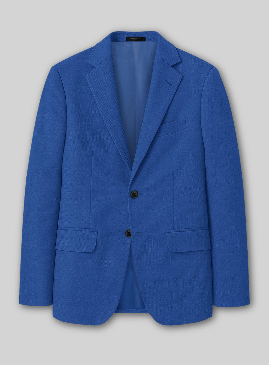 Napolean Dodger Blue Wool Jacket - StudioSuits