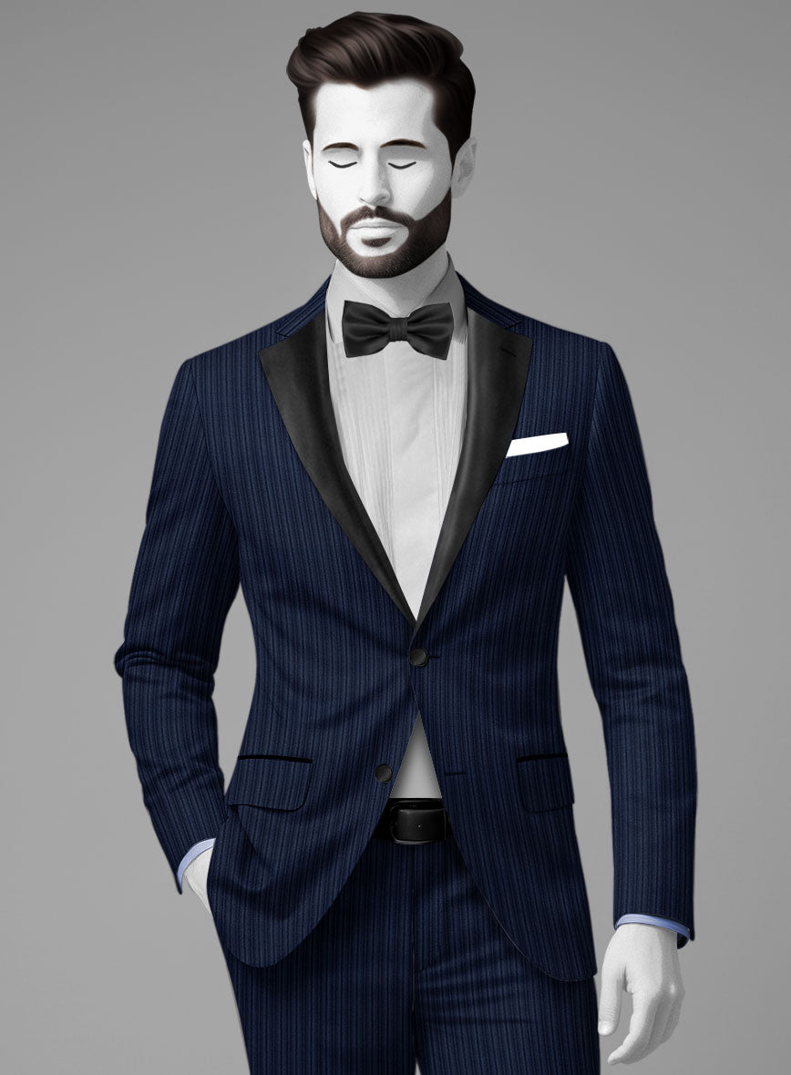 Napolean Etizi Wool Tuxedo Suit - StudioSuits