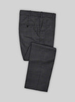 Napolean Gatsby's Charcoal Glen Wool Pants - StudioSuits