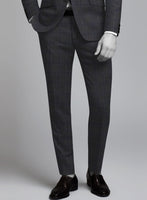Napolean Gatsby's Charcoal Glen Wool Suit - StudioSuits