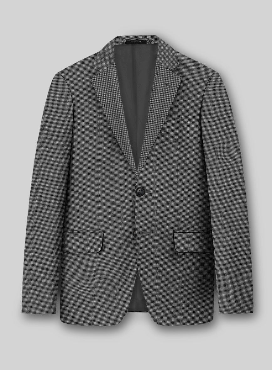 Napolean Gray Birdseye Wool Suit - StudioSuits