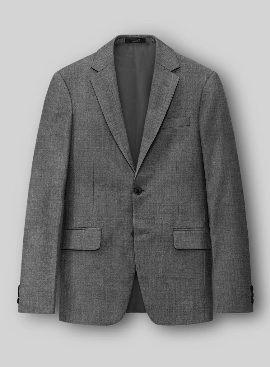 Napolean Gray Wool Suit - StudioSuits