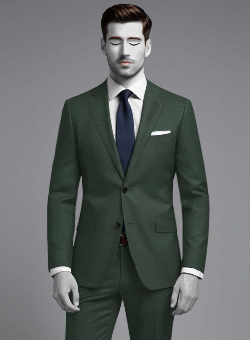 Napolean Green Wool Jacket - StudioSuits