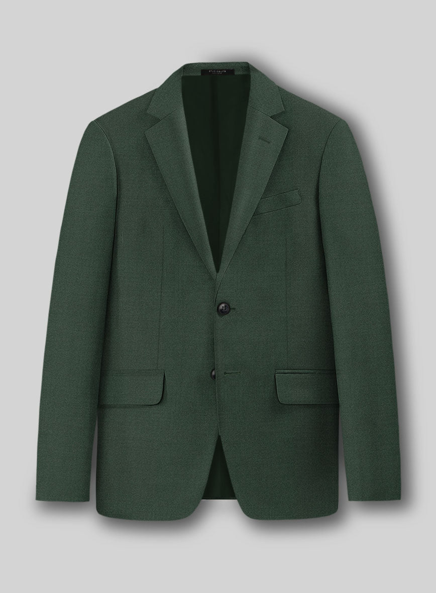 Napolean Green Wool Suit - StudioSuits