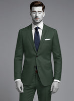 Napolean Green Wool Suit - StudioSuits